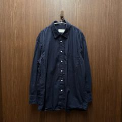 COMME des GARCONS SHIRT 長袖シャツ ネイビー 田中オム COMME des GARCONS SHIRT 長袖シャツ ネイビー 田中オム - メルカリ