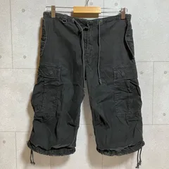 希少 HYKE green ハイク グリーン クロップド カーゴパンツ ボトムス M ブラック 黒 レア メンズ レディース SU-35-35のサムネイル