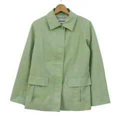 サンヨーコート ステンカラーコート アウター ショート丈 レディース 9サイズ グリーン SANYO COAT 【中古】のサムネイル