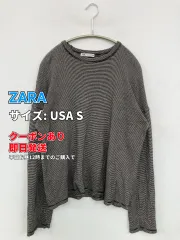 ZARA ザラ Tシャツ/カットソー USA S ブラック メンズ