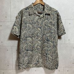 美品】45R ゴマデニムのリリープリント908オーシャンシャツ（加工