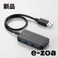 APC  エーピーシー USB3.0ハブ 4ポートタイプ ケーブル30cm ブラック U3H-A411BBK (2410742)のサムネイル