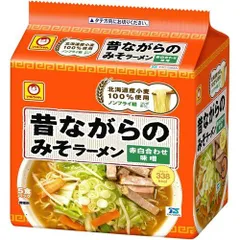 マルちゃん 昔ながらのみそラーメン 5食パック×6個のサムネイル