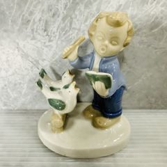 TENGRA テングラ スペイン製 陶器 フィギュリン 男の子 置物 - メルカリ