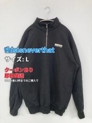 thisisneverthat ディスイズネバーザット スウェット L ブラック メンズ レディース