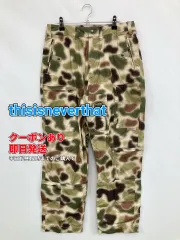 thisisneverthat ディスイズネバーザット カーゴパンツ カーキ フルレングス コットン カモフラージュ柄 ワンポイント ブランドロゴ ワイド・ルーズ ストレート レギュラー メンズのサムネイル