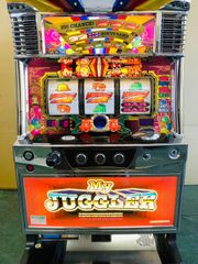 送料無料】マイジャグラーIV／KE 実機 ジャグランプ＆コイン不要機付き