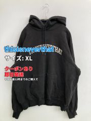 thisisneverthat ディスイズネバーザット パーカー XL ブラック メンズ レディース