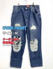 OVER PRINT デニムパンツ M ブルー メンズ レディースのサムネイル