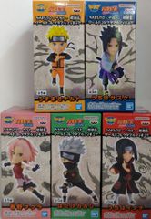 BANDAI SPIRITS 월드 콜렉터블 피규어 NARUTO-나루토- 질풍전 총 5종 세트