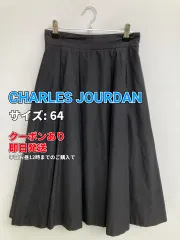CHARLES JOURDAN ミモレ/半端丈スカート 64 ブラック レディースのサムネイル