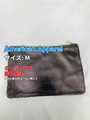 American Apparel アメリカンアパレル ポーチ M ブラック メンズ レディースのサムネイル
