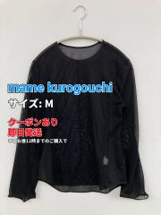 mame kurogouchi マメクロゴウチ Tシャツ/カットソー M ブラック レディース