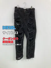 DIESEL ディーゼル デニムパンツ 23 ブラック レディースのサムネイル