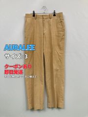 希少 オーラリー 上質 ダブルブレスト ジャケット コットンリネン