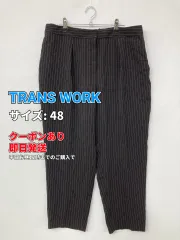 TRANS WORK トランスワーク スラックス 48 ブラック レディースのサムネイル
