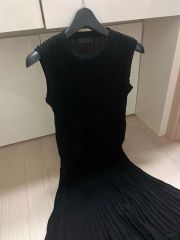 MILLY】ミリー 黒フレア ワンピース バッグオープン ミニドレス