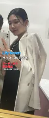 Lily brown リリーブラウン テーラードジャケット ONE SIZE アイボリー 無地 ミドル丈 フードなし ダブル レディースのサムネイル