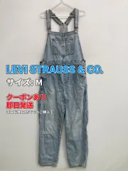 LEVI STRAUSS & CO. リーバイストラウスアンドカンパニー サロペット/オーバーオール M ブルー フルレングス デニム レディースのサムネイル