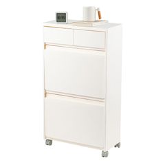大幅値下げセール中！木製多引き出し桐チェストタンスAホワイト56㎝×58