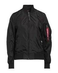 アルファインダストリーズ レディース アウター ジャケットブルゾン ALPHA INDUSTRIES ボンバージャケット Black ブラックのサムネイル
