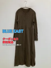 BLUE EAST ブルーイースト ワンピース ブラウン 無地 ロング・マキシ丈 長袖 フレア レディースのサムネイル
