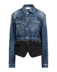 ディースクエアード レディース アウター ジャケット・ブルゾン DSQUARED2 デニムブルゾン Blue ブルーのサムネイル