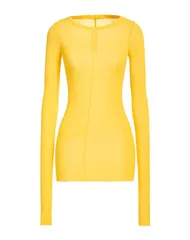 リックオウエンス レディース トップス Tシャツ RICK OWENS T Yellow イエローのサムネイル