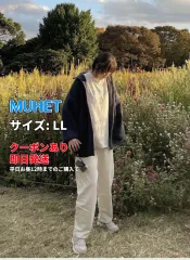 MUHE'T ミュエータ ニット/セーター LL ネイビー ナイロン 無地 ミドル丈 長袖 タートルネック/ハイネック レディースのサムネイル
