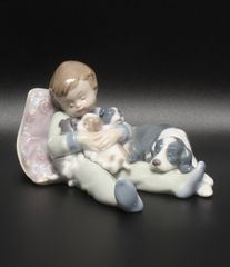 美品】NAO 0385 リヤドロ 高級磁器 犬 2匹 - メルカリ