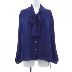 美品♪ピーエスポールスミス シャツ ボウタイ とろみ リボン ドット