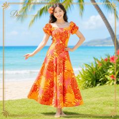 フラダンス 衣装 ALOHA STANDARDS アロハスタンダード ワンピース