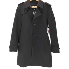 バーバリーブラックレーベル BURBERRY BLACK LABEL 裏地ノバチェック ライナー付き フルセット エポレット ガンフラップ付き ブラック バルマカーン ステンカラー コート メンズ import：M のサムネイル