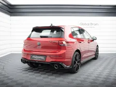 フォルクスワーゲン ゴルフ8 GTI 前期 後期 リア サイド スプリッター V3のサムネイル