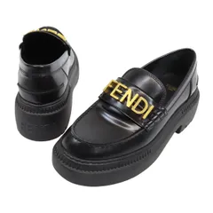 フェンディ グラフィ ローファー レディース ブラック FENDI【中古】 【アパレル・小物】のサムネイル