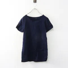 ピボット Le pivot ストレッチコットン 半袖Tシャツ ネイビー┃日本製 TEE トップス カットソー【2400015029245】のサムネイル