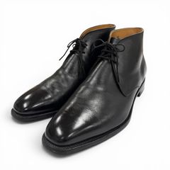 新品 Santoni 17347 高級レザー チャッカブーツ イタリア製 ドレス