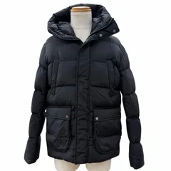 美品▼Herno ヘルノ 24AW PI001140U POLAR-TECH ポーラテック 撥水 フーデッド WZIPUP ダウンジャケット ブラック 46 正規品 メンズのサムネイル