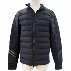 美品▼CANADA GOOSE カナダグース 2735MB ブラックレーベル HYBRIDGE CW BOMBER ハイブリッジクルーボンバー ダウンジャケット XS 正規品のサムネイル