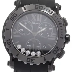 ベルト訳あり ショパール Chopard 8499 ハッピースポーツ クロノグラフ 5Pダイヤ クォーツ メンズ _963316のサムネイル