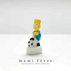 フェーヴ　サッカーをするバート③　シンプソンズ　フランス　フェーブ　ミニチュア陶器　m-1783のサムネイル