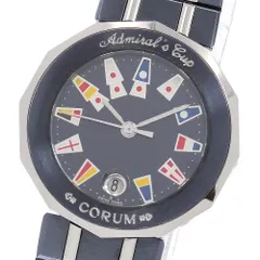 コルム CORUM 39.610.30V050 アドミラルズカップ デイト クォーツ レディース 良品 _966751のサムネイル