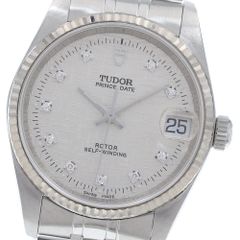 チュードル TUDOR 21013 クラシックデイト YGコンビ 10Pダイヤ 自動