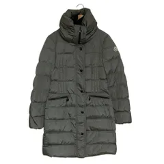 MONCLER モンクレール VO8 スタンドカラー ダウンコート サイズ0 カーキ  レディース 古着 中古 USEDのサムネイル