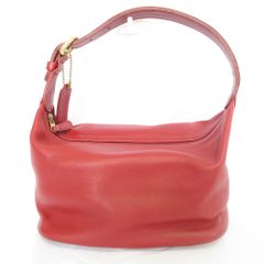 美品】オールドコーチ COACH ショルダーバッグ レザー 9058 赤 - メルカリ