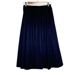 良品 Christian Dior クリスチャンディオール ウール フレアスカート サイズ9 ロイヤルブルー レディース 古着 中古 USEDのサムネイル