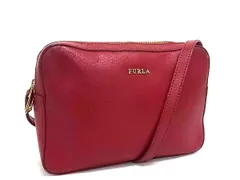 FURLA フルラ レザー クロスボディ ショルダーバッグ 斜め掛け レディース レッド系 DN8053のサムネイル