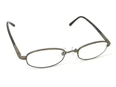 ■美品■ POLO RALPH LAUREN ポロラルフローレン べっ甲調 度入り メガネ 眼鏡 めがね レディース シルバー系×ブラウン系 DN8496のサムネイル