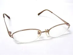 ■美品■ Max Mara マックスマーラ 度入り メガネ 眼鏡 レディース ゴールド系×ブラウン系 DN8614のサムネイル