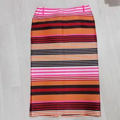 49AV. junko shimada ボーダー柄タイトスカート MF209のサムネイル